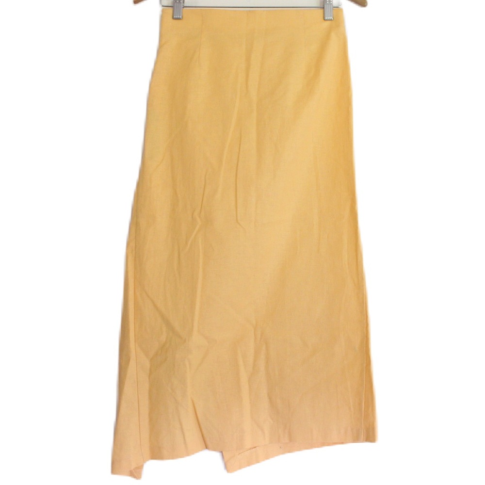 Zara Linen Open Slit Skirt - Picture 3 of 5